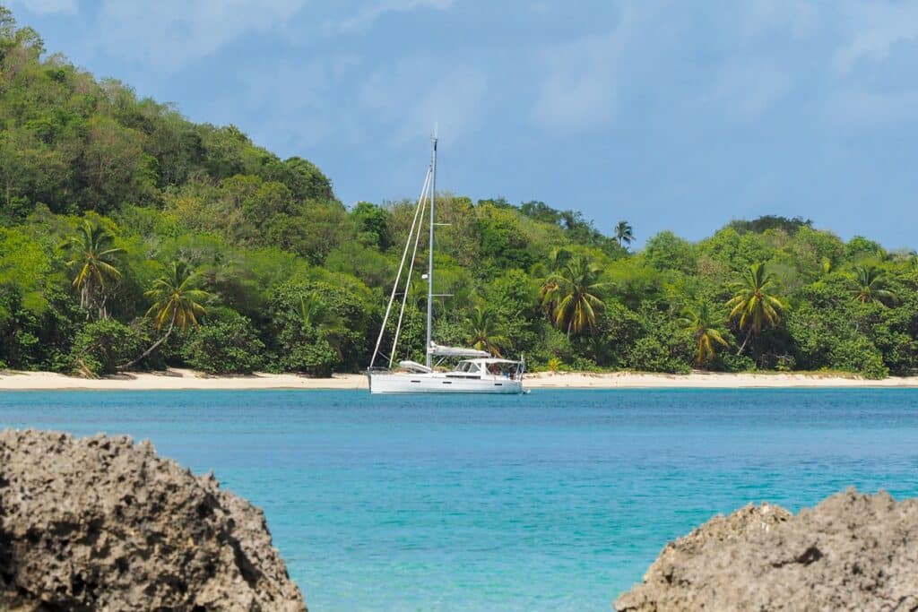 Catamaran à Marie Galante