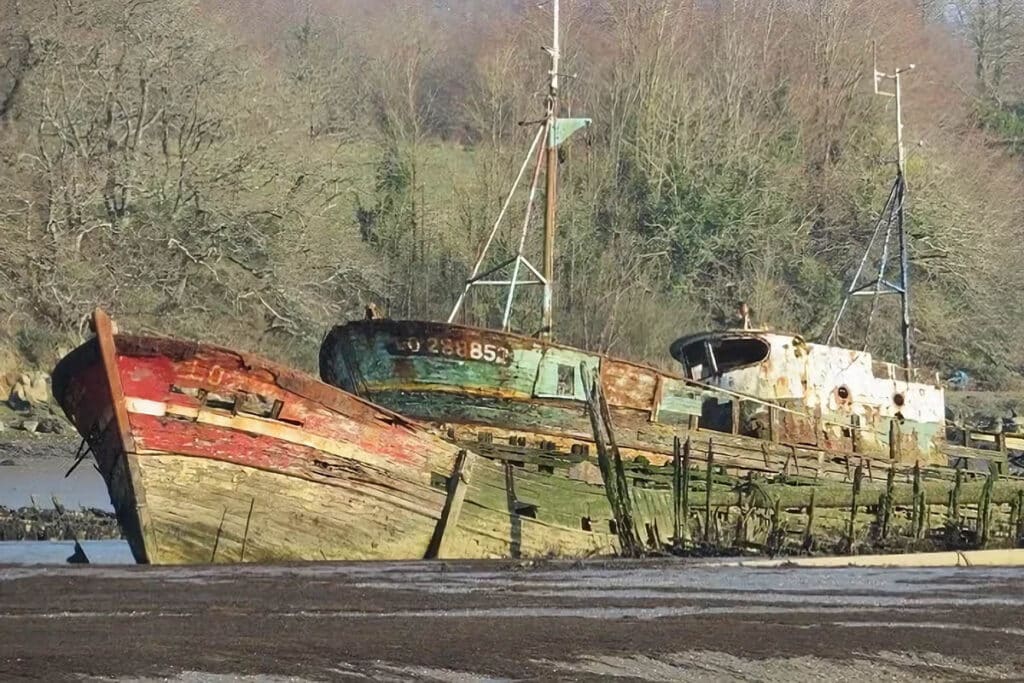 le cimetière de bateaux de Kerhervy