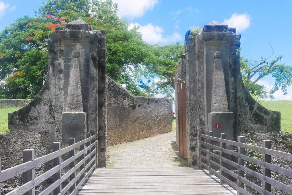 entrée du fort fleur d'épée