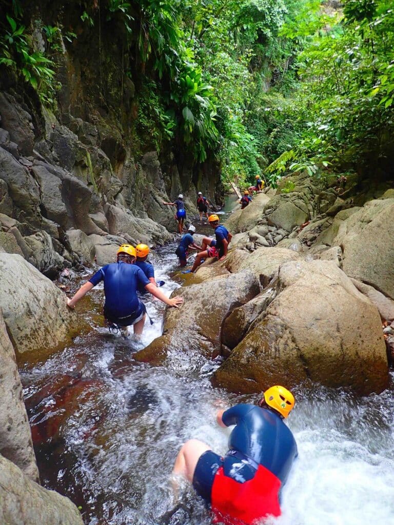 canyoning en Guadeloupe