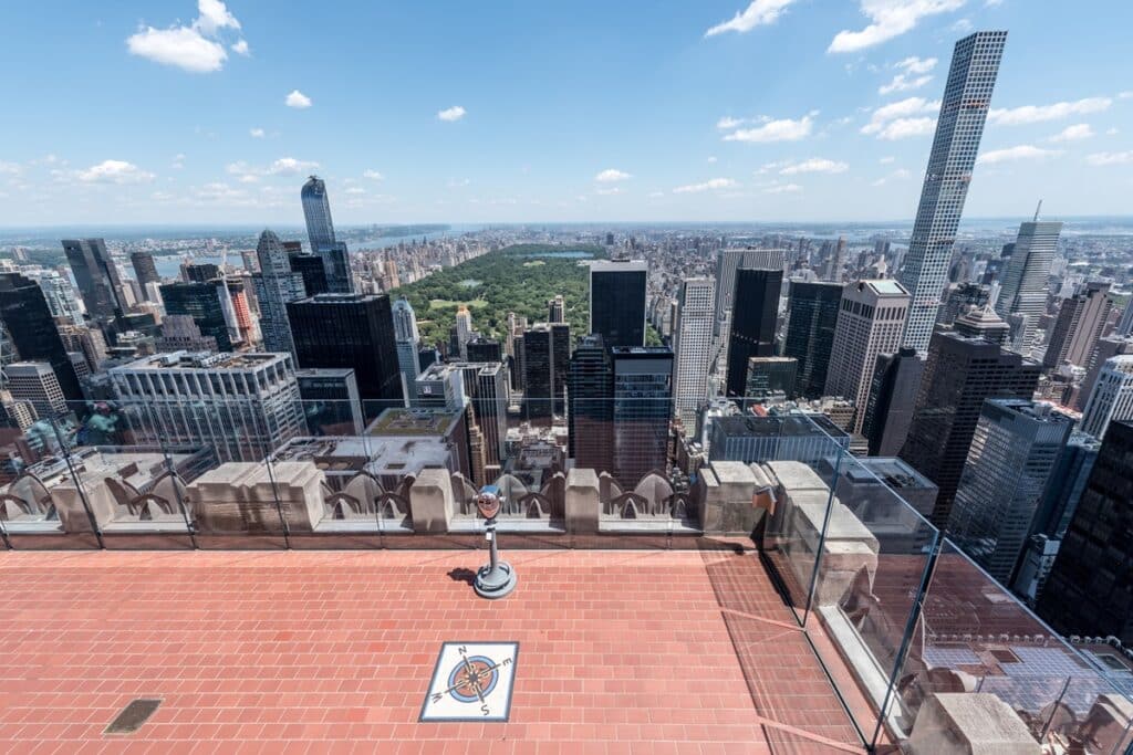 Rockefeller Center top of the rock