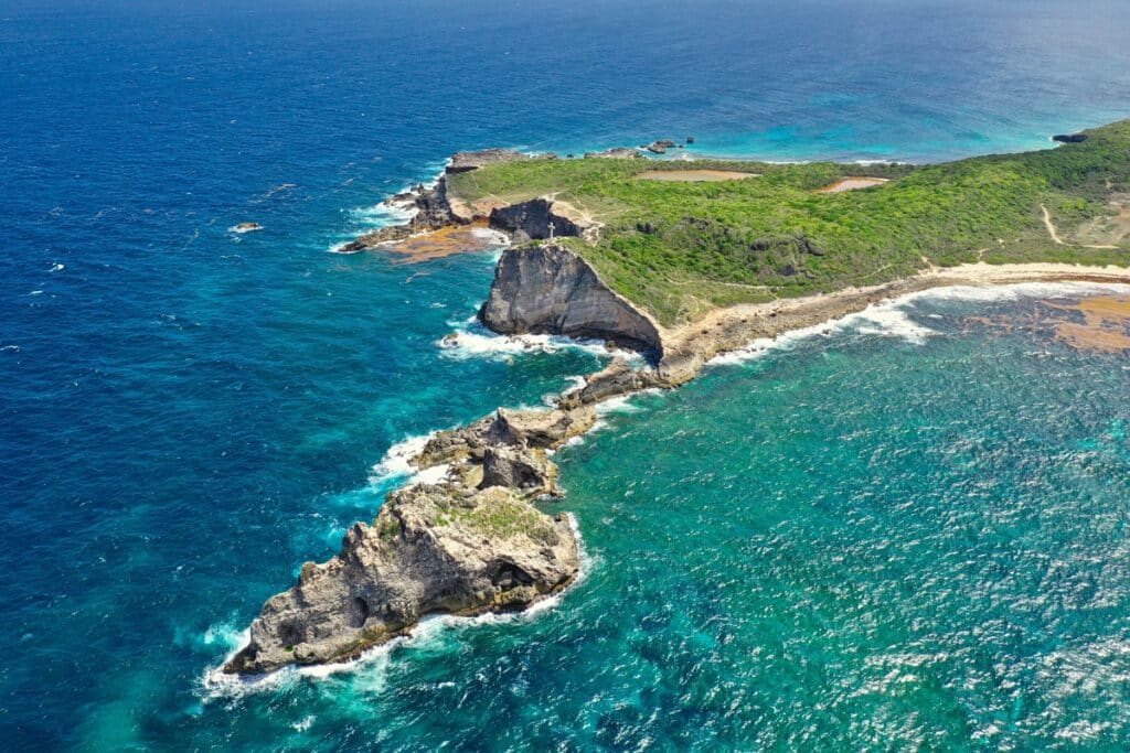 visite de la Pointe des Châteaux en Guadeloupe