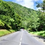 La route de la Traversée en Guadeloupe