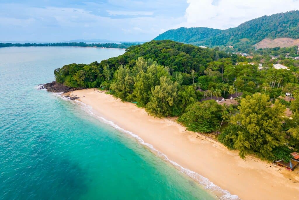 plage "Long Beach" sur l'île de Koh Lanta