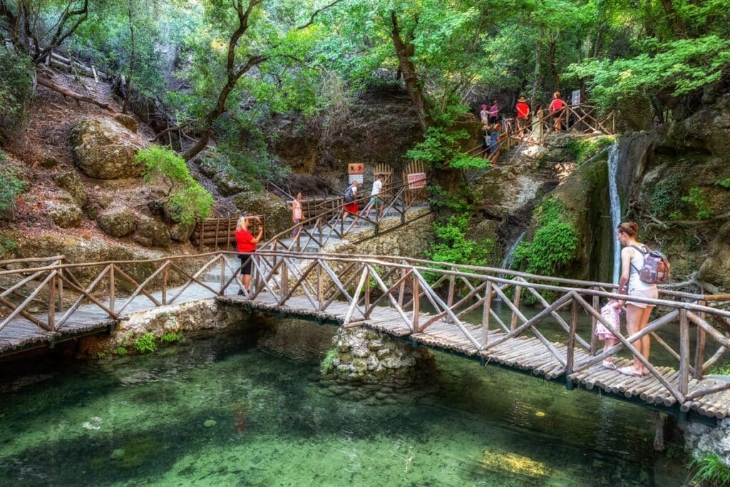 la vallée des papillons à Rhodes