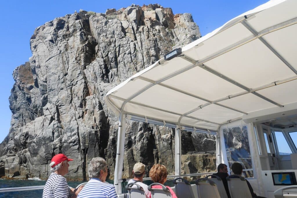 les calanques de Piana en bateau