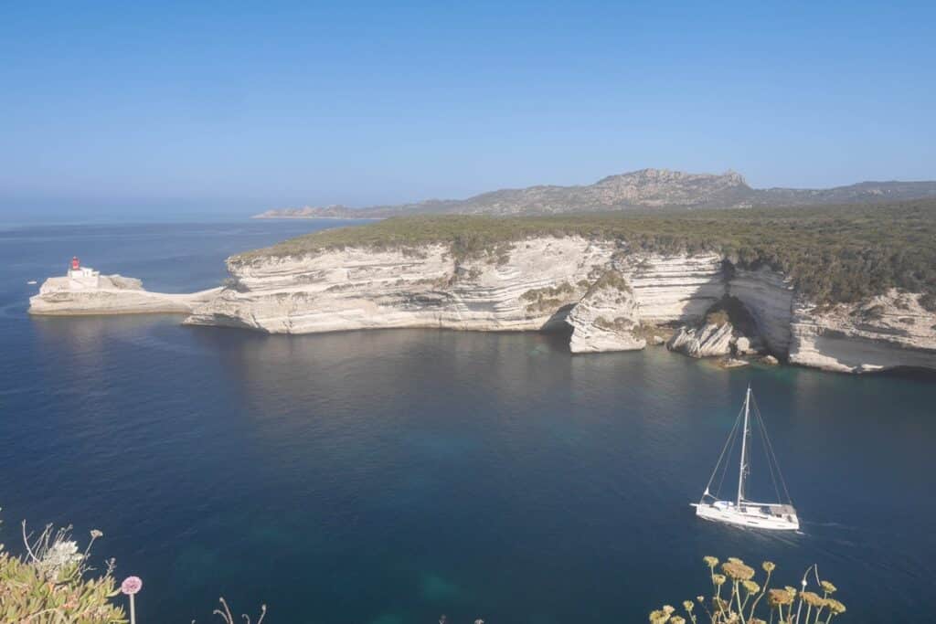 mer et falaises de calcaire