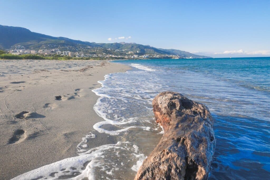 plage de l'Arinella à Bastia