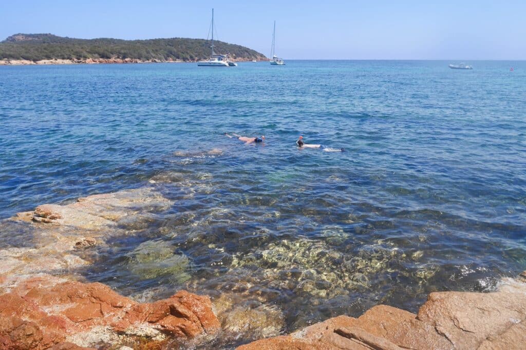 séance de snorkeling