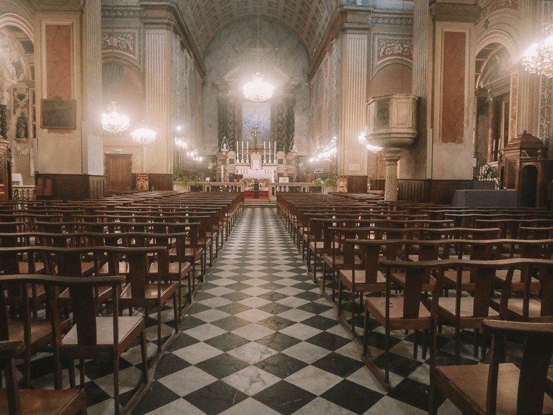 intérieur cathédrale Ajaccio