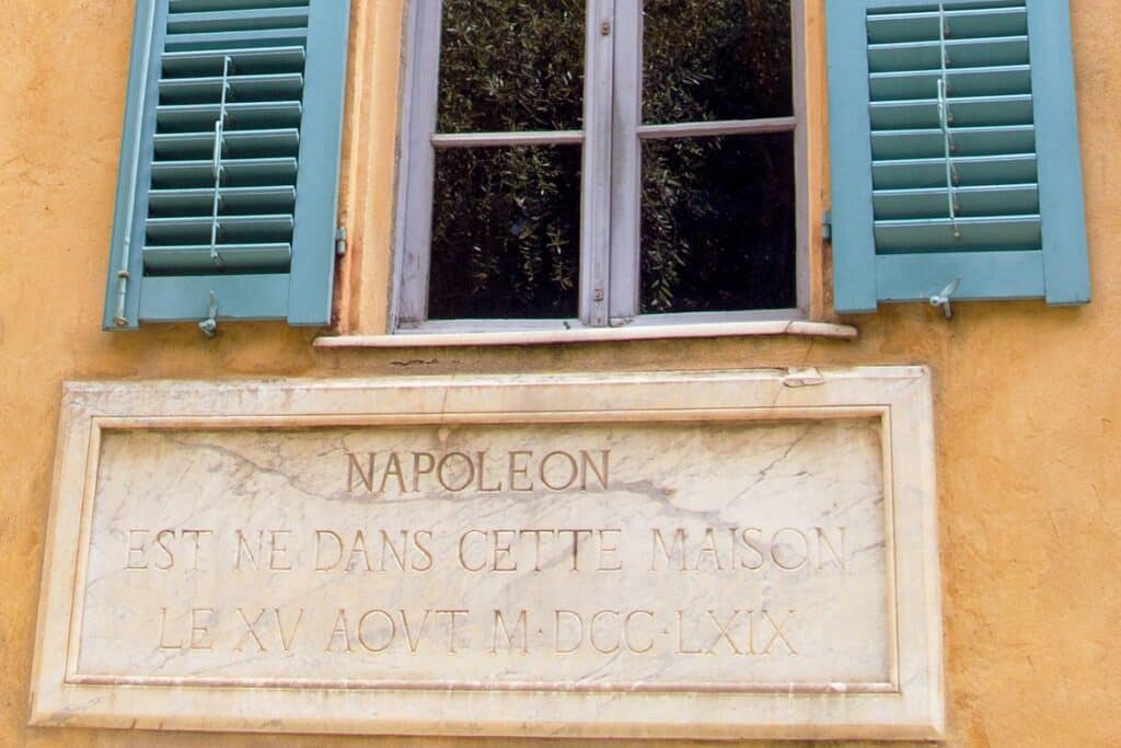 Napoléon est né dans cette maison