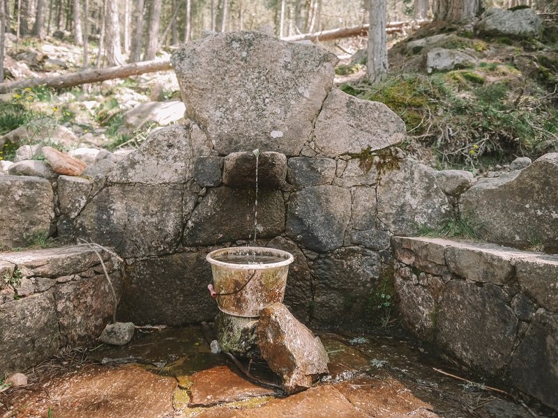 fontaine lac de creno