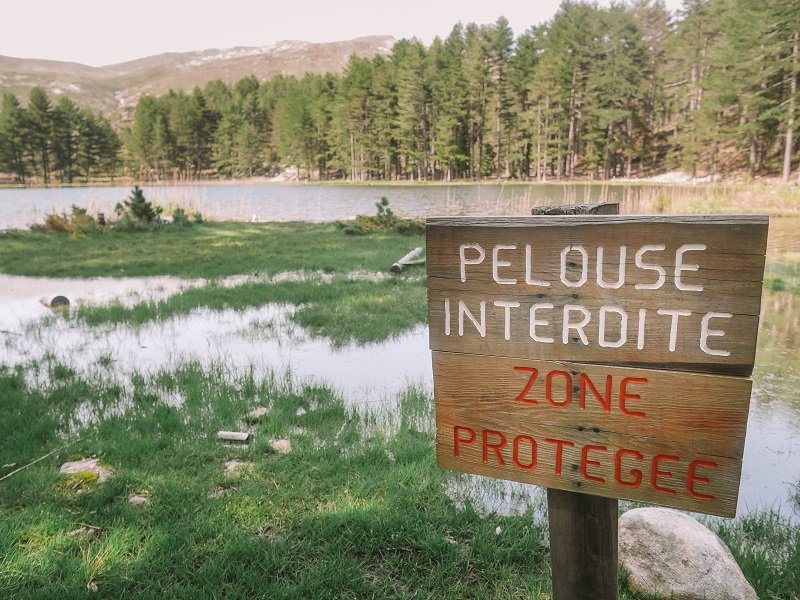 pelouse lac de creno