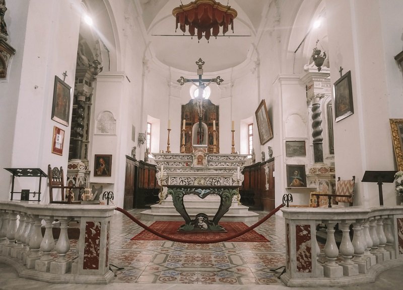 intérieur cathédrale de Calvi