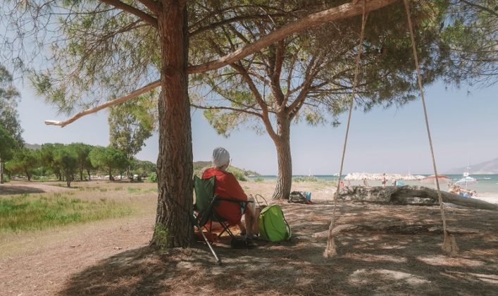 Plage de la Roya à Saint-Florent : baignade, farniente et snorkeling