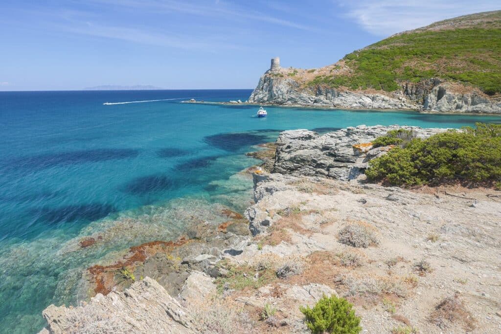 côte de la pointe du Cap Corse