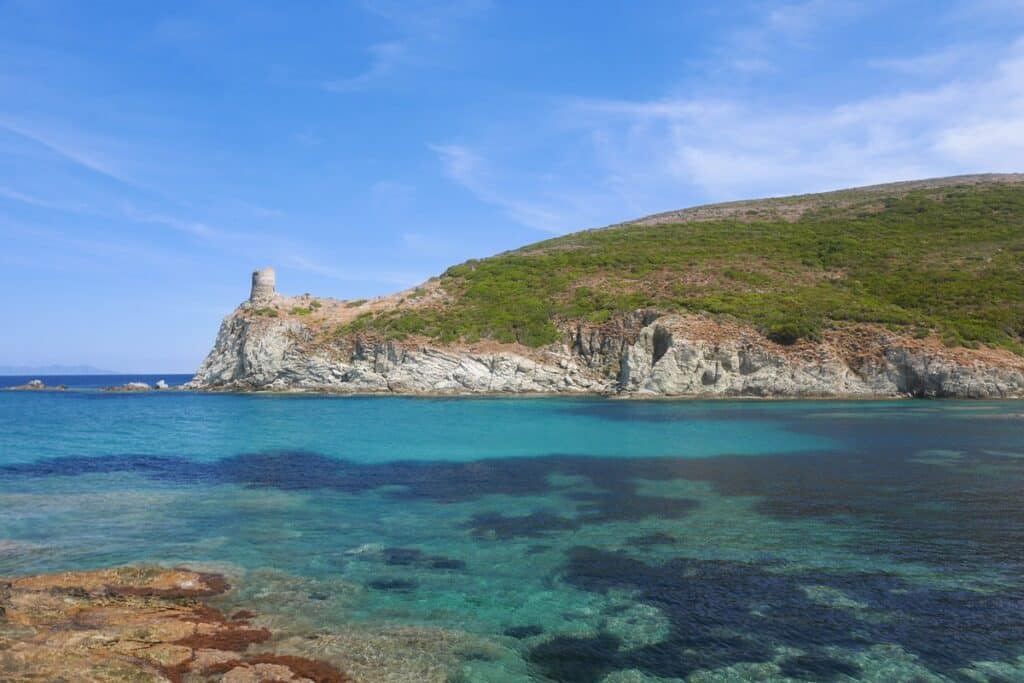 la tour d'Agnello au Cap Corse