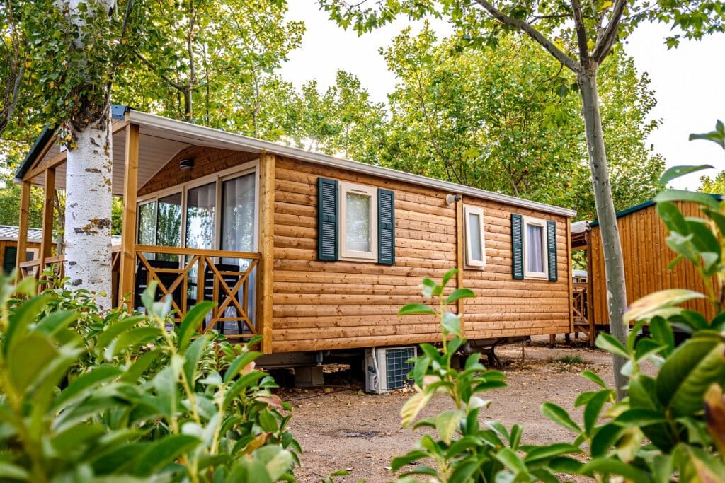 mobilhome en bois