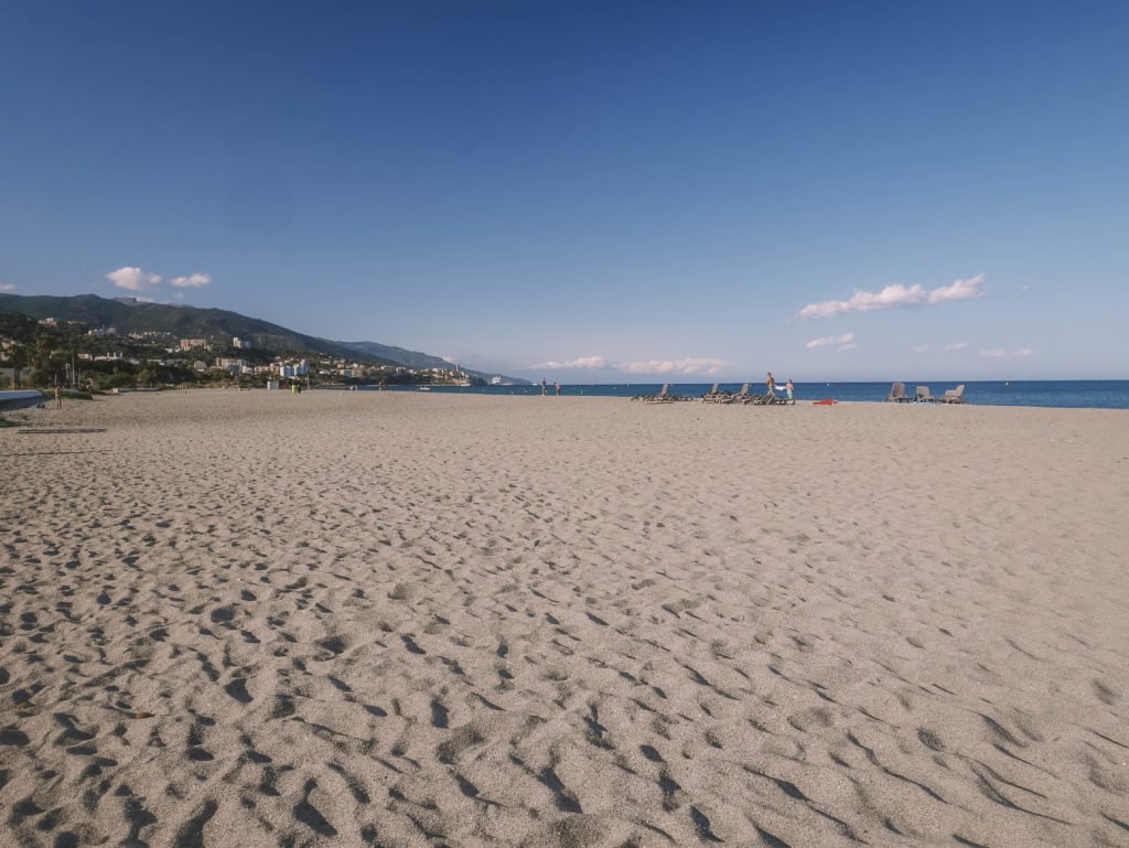 plage de l'arinella bastia