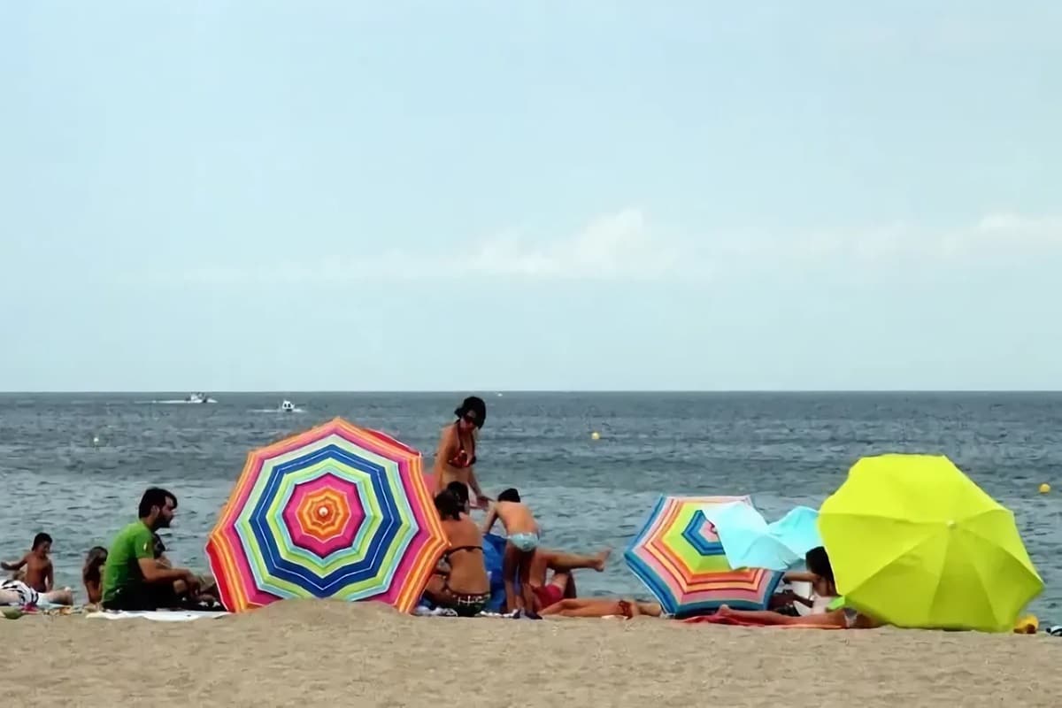 Vacanciers sur la plage