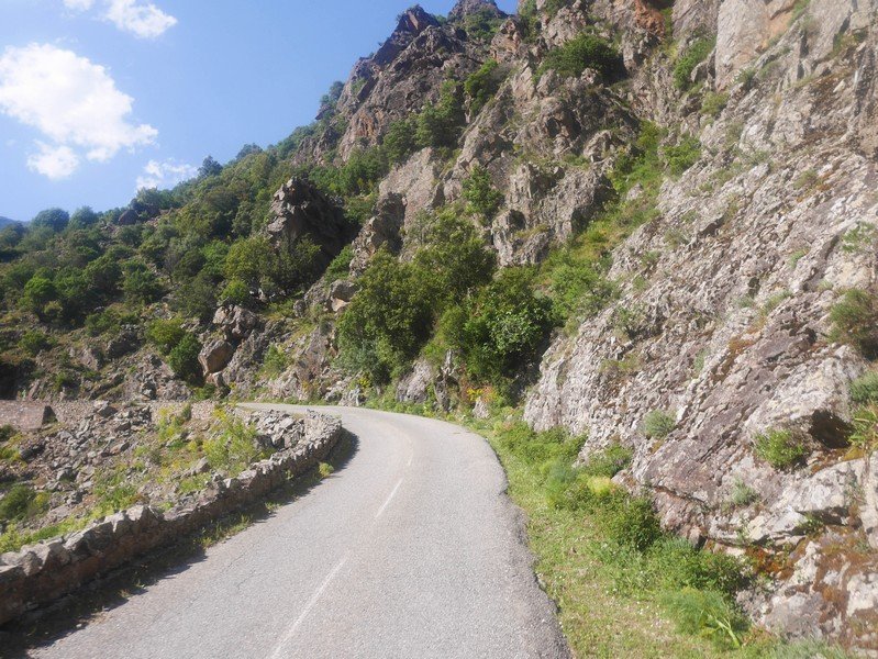 route sinueuse corse