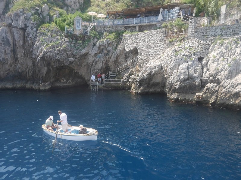 entrée grotte bleue capri