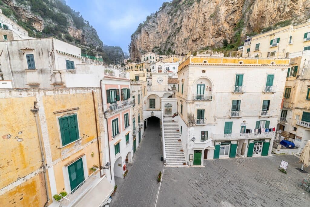 Piazza Umberto I à Atrani