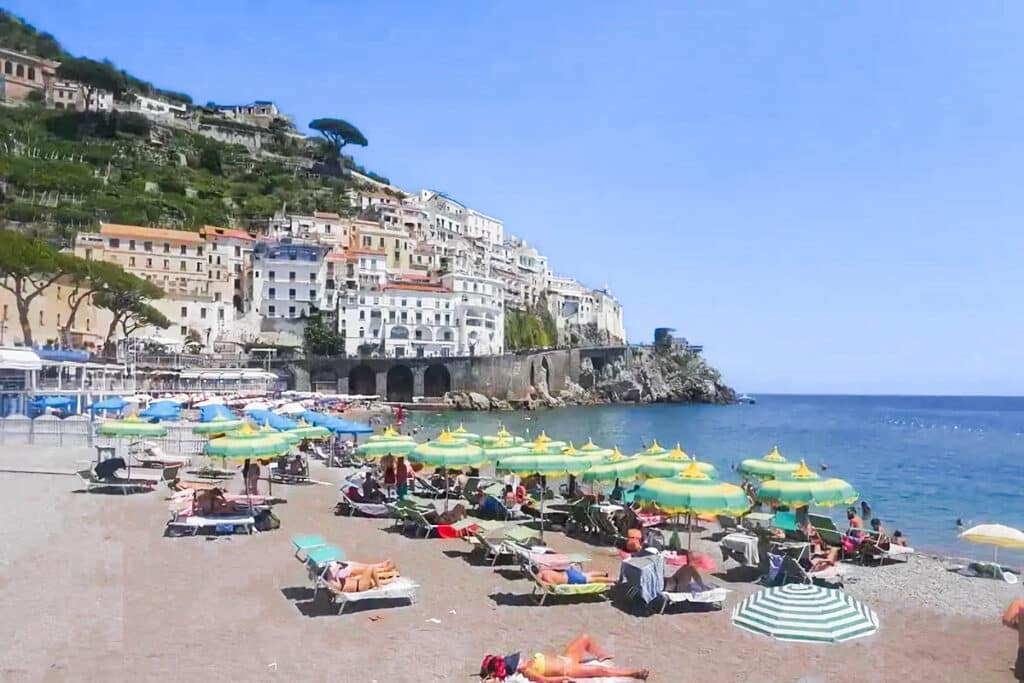 plage Marina Grande à Amalfi