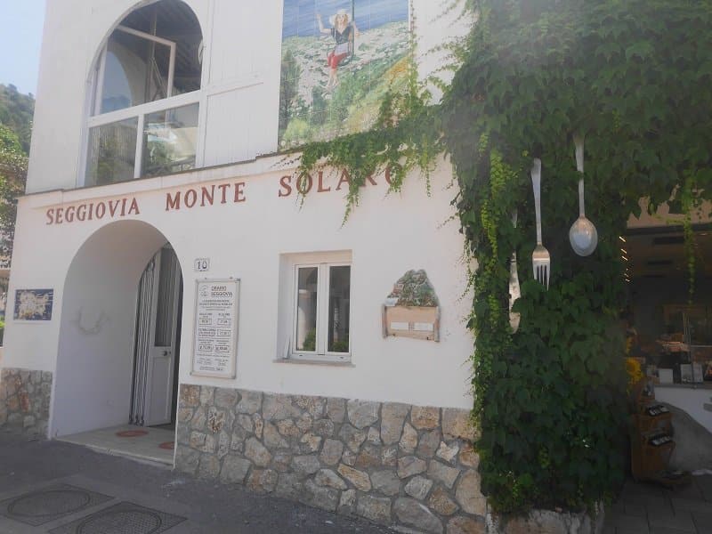 entrée télésiège monte solaro