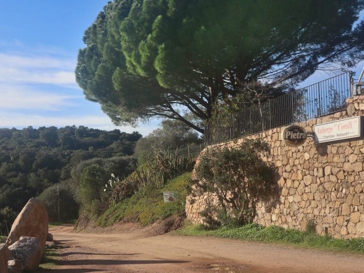 route plage roccapina