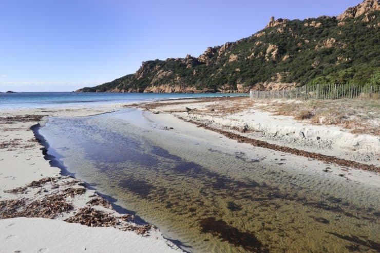rivière plage roccapina