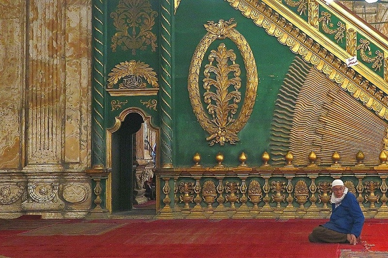 intérieur mosquée mohammed ali