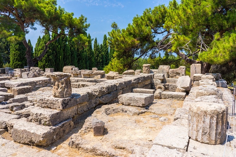ialyssos temple d'athena