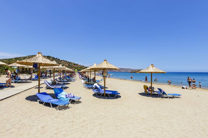 plage de vai parasols