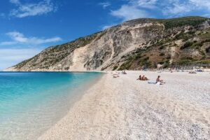Plage Myrtos à Céphalonie