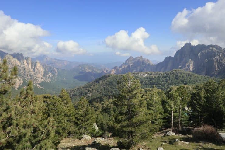 vue depuis le col de bavella