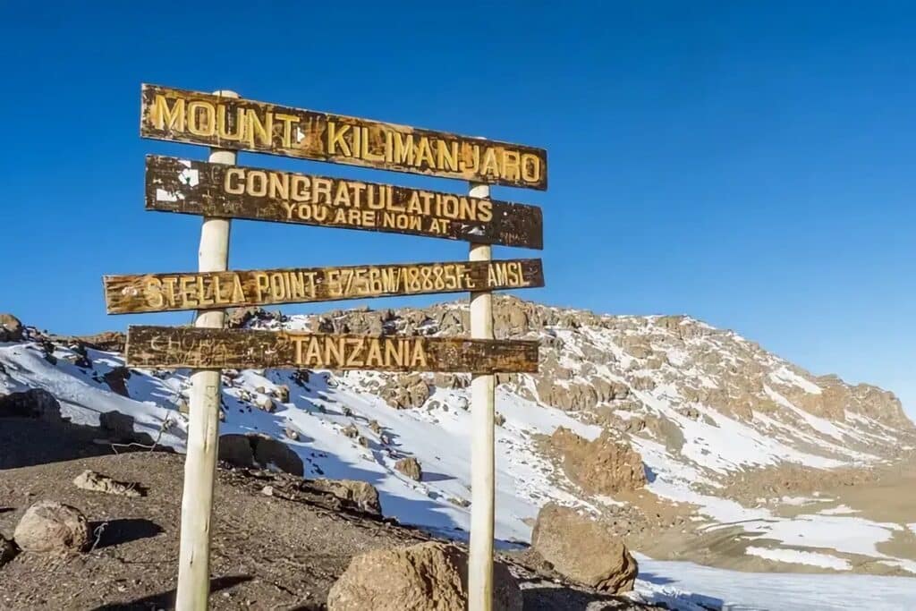 sommet du kilimandjaro