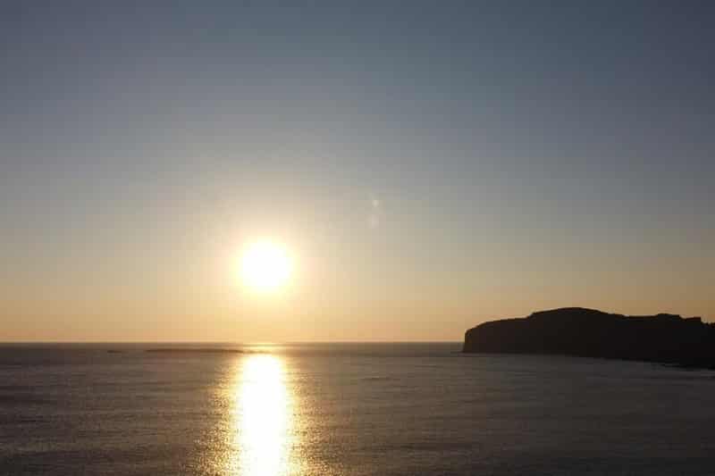 coucher de soleil falassarna