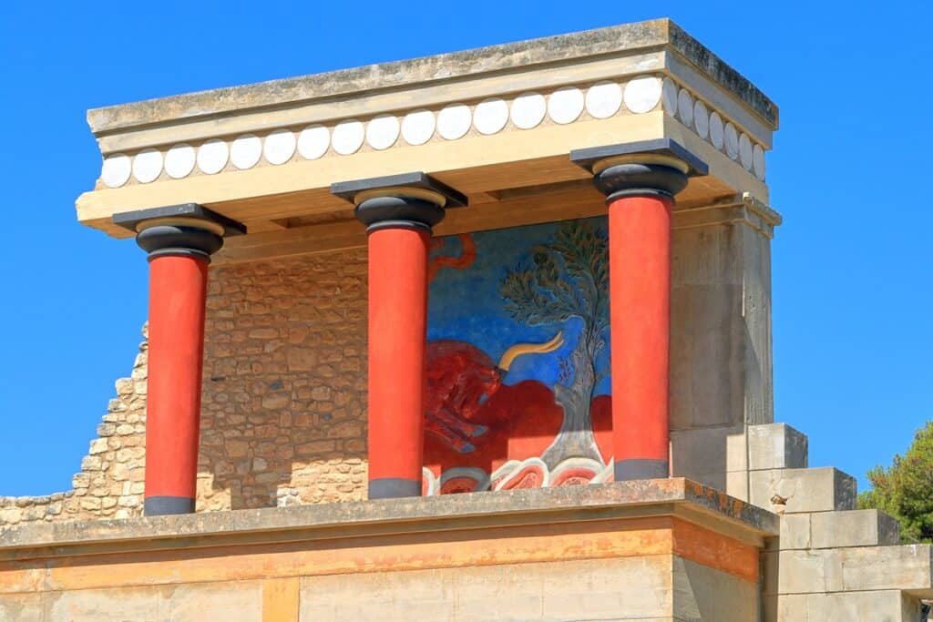 visite du palais de Knossos