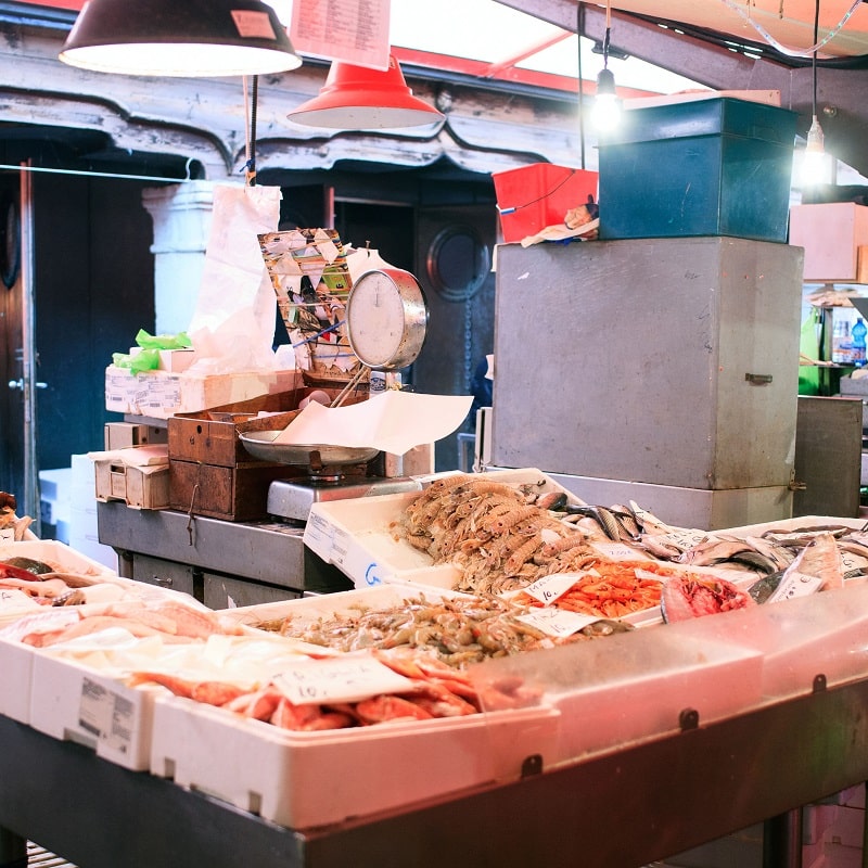 chioggia marché aux poissons