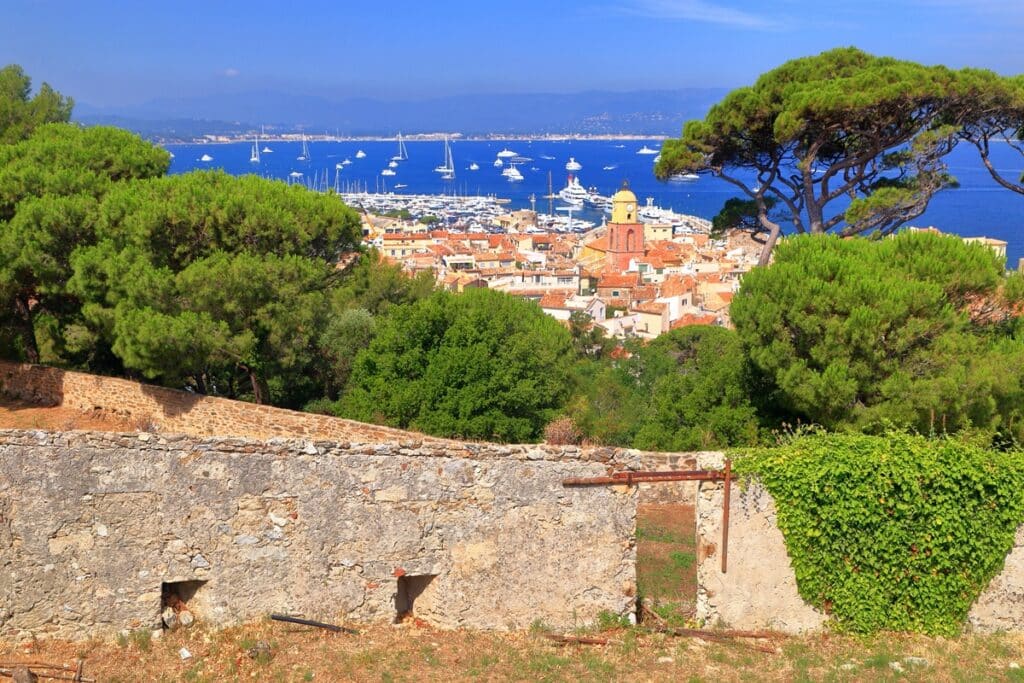 La vue depuis la citadelle de Saint-Tropez