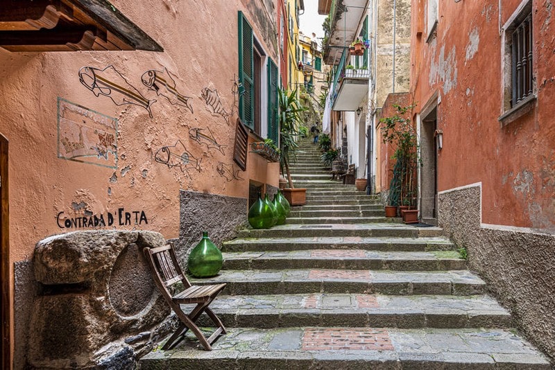 escalier à monterosso