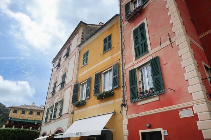portofino maisons colorées