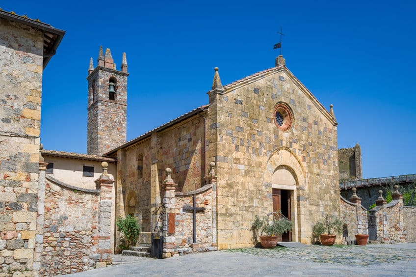 église de Monteriggioni