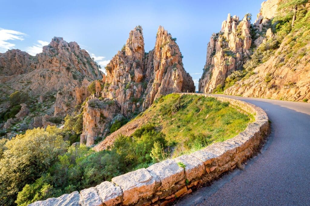 route des calanques de Piana point de vue