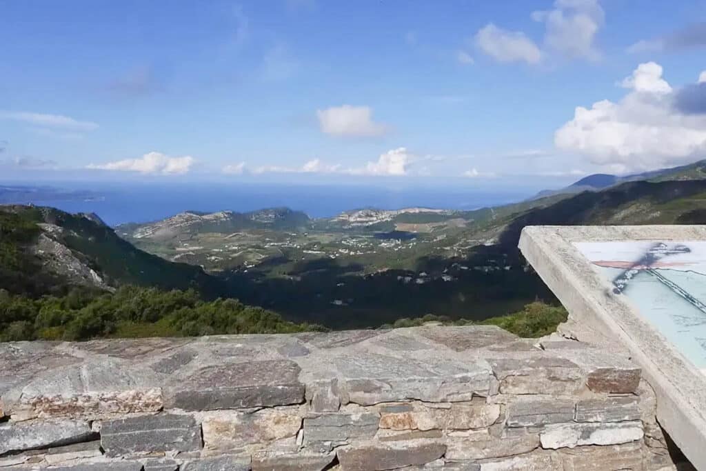 point de vue sur Saint Florent