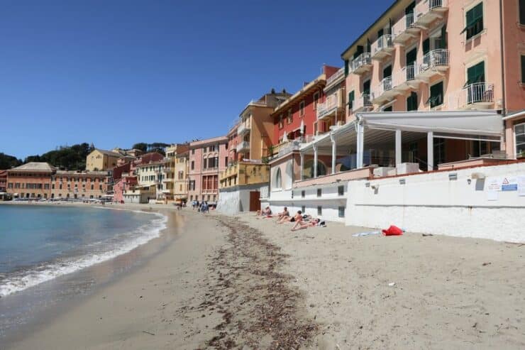 sestri levante plage baie du silence