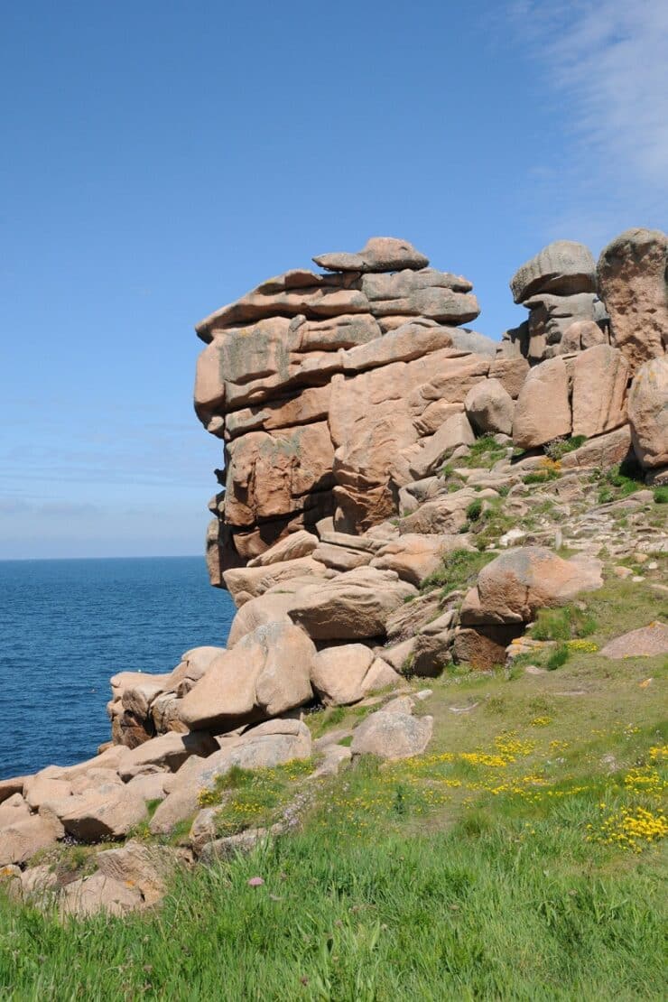 sculpture granit rose