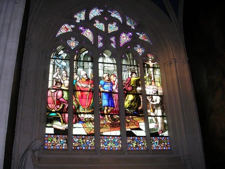 vitrail cathédrale de quimper