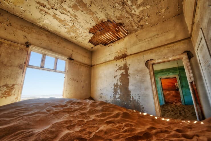 maison sable Kolmanskop